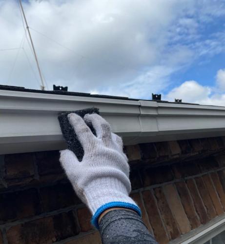 雨樋のケレン・目荒らし